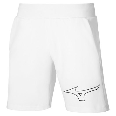Pantalones Cortos Mizuno Athletics RB Half Pant Hombre Blancos - Chile M390EXRTZQ